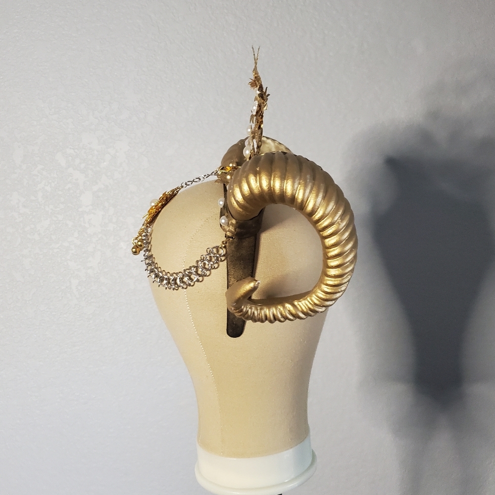 Mary Halo Crown Headband Spiked Zip Tie Halo Crown Sunburst Goddess Headband - Picture 9 of 11